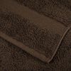 vidaXL Premium kopalne brisače SOLUND 4 kosi rjava 100x150 cm 600 g/m2