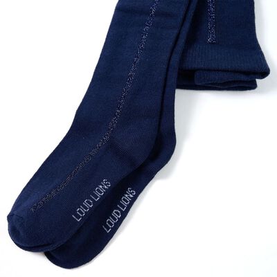 Otroške hlačne nogavice mornarsko modre 128