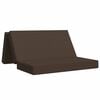 vidaXL Zložljiv kavč postelja 120 x 67 x 45 cm Taupe
