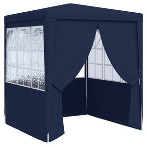 vidaXL Profesionalen vrtni &scaron;otor s stranicami 2x2 m moder 90 g/m&sup2;