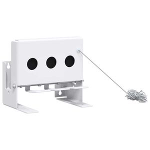 vidaXL 3-lukenjska biatlonska tarča s ponastavitveno vrvico