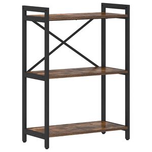 vidaXL Knjižna polica 60 x 30 x 85 cm Inženirski les Dimljeni oreh