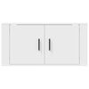 vidaXL Stenska TV omarica bela 80x34,5x40 cm