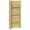 vidaXL Police za rastline Rjava 50 x 15 x 117 cm Impregnirana borovina
