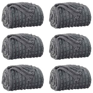vidaXL Obloge 6 kos Temno siva 270 x 240 cm 9.44 kg Flis