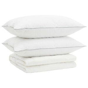 vidaXL 90% Gosji puh set odej FULDA 3 kos 200 x 200 cm Poletje 100 GSM