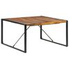 vidaXL Jedilna miza 140x140x75 cm trden les s fini&scaron;em iz palisandra