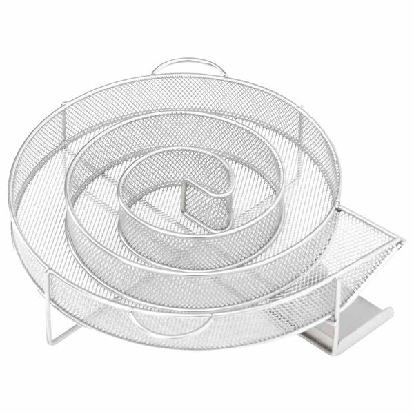 vidaXL Generator hladnega dima okrogel 19,5cm nerjaveče jeklo