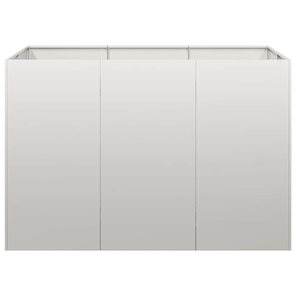vidaXL Sadilnik 120x80x80 cm iz nerjavečega jekla