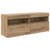 vidaXL TV stenska omara Umetni hrast 100 x 30 x 40 cm Konstruiran les