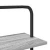 vidaXL Knjižna polica Siva Sonoma 60 x 24 x 203 cm Konstruiran les