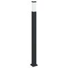 vidaXL Stebričasta svetilka 110 cm črna IP44