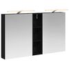 vidaXL Komplet omaric za kopalnico 3 kos 120 x 14,5 x 70 cm