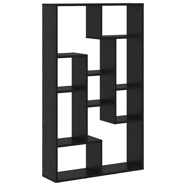 vidaXL Knjigovni omar Črna Orehovina 72 x 20 x 102,5 cm