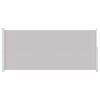 vidaXL Zložljiva stranska tenda za teraso 220x500 cm siva