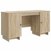 vidaXL Miza Sonoma hrast Inženirski les 142,5 x 50 x 75 cm
