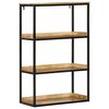 vidaXL Knjižna omara 70 x 35 x 110 cm Trden mangov les