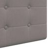 vidaXL Visoki naslon za glavo Taupe 190 x 55 x 5 cm blago
