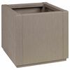 vidaXL &Scaron;katla za vrtnice Svetlo rjava 36 x 36 x 35 cm PP