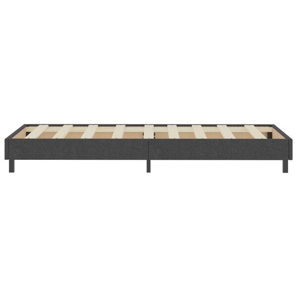vidaXL Posteljni okvir boxspring sivo blago 80x200 cm