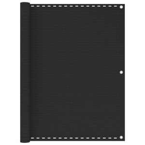 vidaXL Balkonsko platno antracitno 120x300 cm HDPE