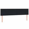 vidaXL Box Spring postelja z vzmetnico črna 200x210 cm Velvet