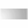 vidaXL LED kopalni&scaron;ko ogledalo z ogledalom Transparentno 100 x 40 cm