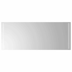 vidaXL LED kopalni&scaron;ko ogledalo z ogledalom Transparentno 100 x 40 cm