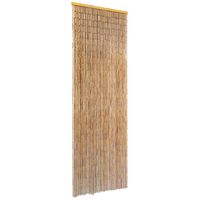 vidaXL Komarnik za vrata iz bambusa 56x185 cm