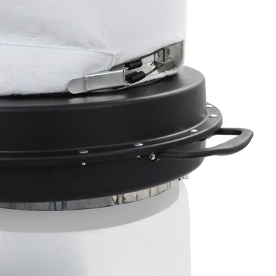 vidaXL Zbiralnik prahu z adapterjem črn 550 W