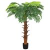 vidaXL Umetna palma cikas z loncem 160 cm zelena