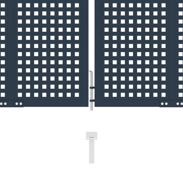 vidaXL Vrata za ograjo antracitna 306x250 cm jeklo