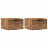 vidaXL Stenska nočna omarica 2 kosa artisan hrast 34x30x20 cm
