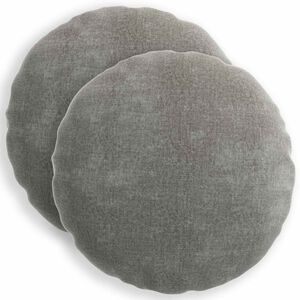 vidaXL Prevleka za blazino 2 kos HEERLEN Temno siva &Oslash; 40 cm