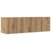 vidaXL Stenske TV omarice 2 kosa artisan hrast 100x30x30 cm