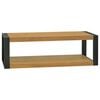 vidaXL Stenska kopalni&scaron;ka omarica 110x45x35 cm trdna tikovina