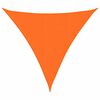 vidaXL Senčno jadro oksford blago trikotno 3x3x3 m oranžno