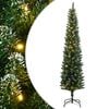 vidaXL Umetna ozka novoletna jelka 300 LED diod 180 cm