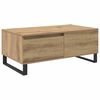 vidaXL Klubska miza Umetni hrast 90 x 50 x 36,5 cm Konstruiran les