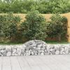 vidaXL Obokane gabion košare 30 kosov 200x30x40/60 cm pocinkano železo