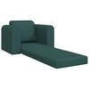 vidaXL Sofa postelja Temno zelena 98 x 71 x 83 cm Žamet