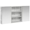 vidaXL Komplet omaric za kopalnico 3 kos 100 x 10,5 x 50 cm