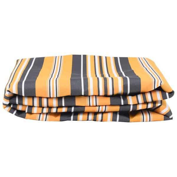 vidaXL Nadomestno platno za tendo rumena in siva 10 x 1.6 m blago