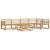 vidaXL Zunanja garnitura za sedenje 6 pcs Bela 79 x 79 x 37 cm