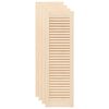 vidaXL Vrata za omarico z letvicami 4 kosi 99x29,5 cm trdna borovina