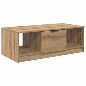 vidaXL Klubska miza Umetni hrast 102 x 50 x 36cm Konstruiran les