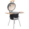 Kamado keramični žar z dimljenjem 33 cm