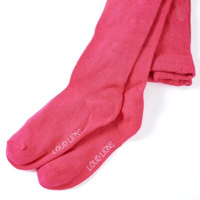 Otroške hlačne nogavice živo roza 128