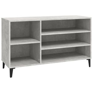 vidaXL Omarica za čevlje betonsko siva 102x36x60 cm inženirski les