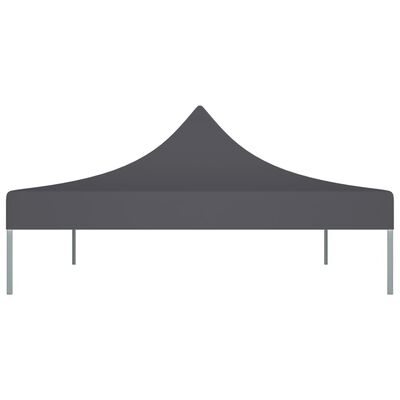 vidaXL Streha za vrtni šotor 4x3 m antracit 270 g/m²